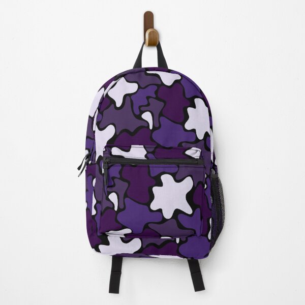Item preview, Purple Violet & White Blob Camouflage Textile Limitless Seams designed and sold by Alchemy-A-La-G.