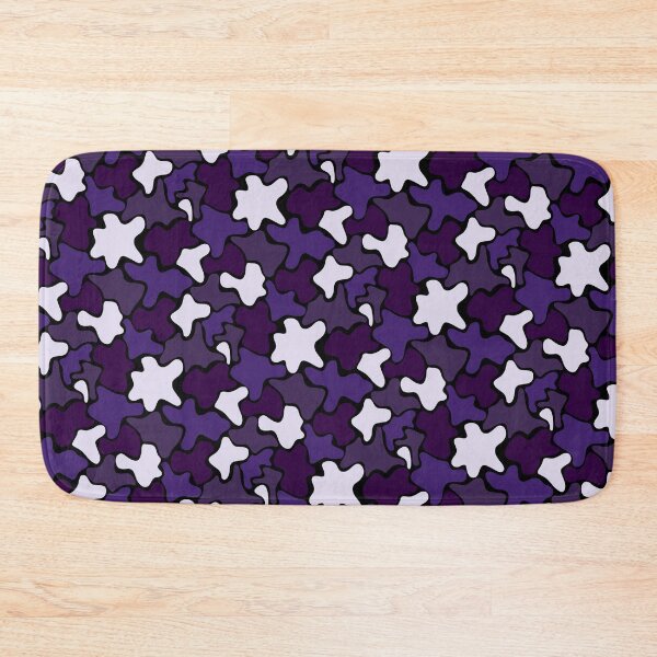 Item preview, Purple Violet & White Blob Camouflage Textile Limitless Seams designed and sold by Alchemy-A-La-G.