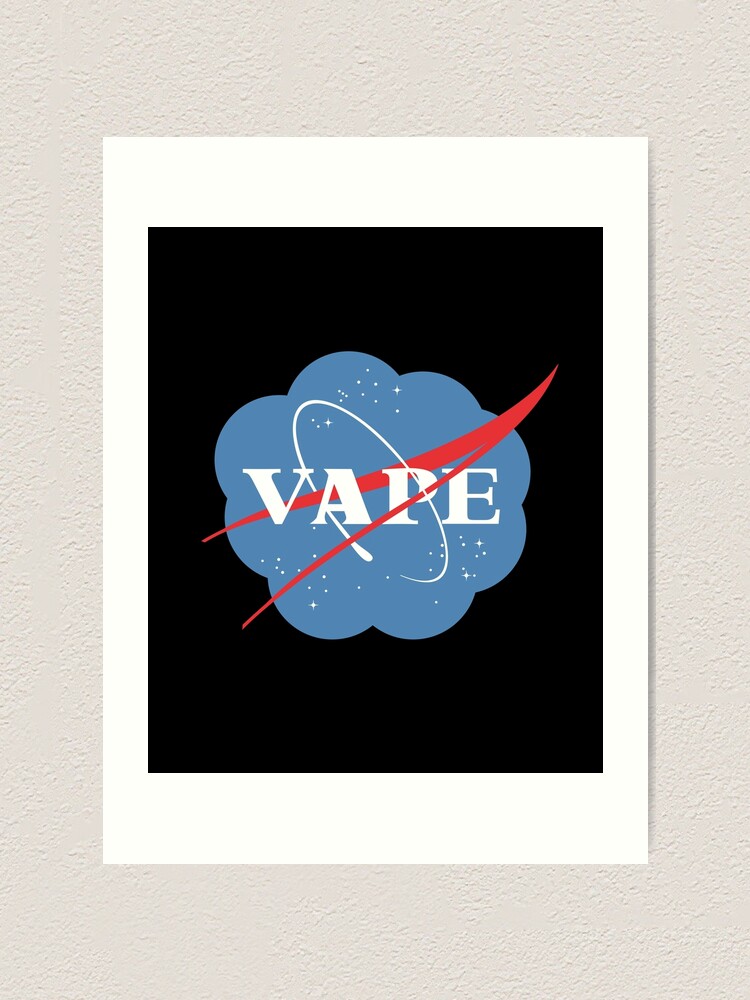 funny vaping logo art print by sqwear redbubble redbubble