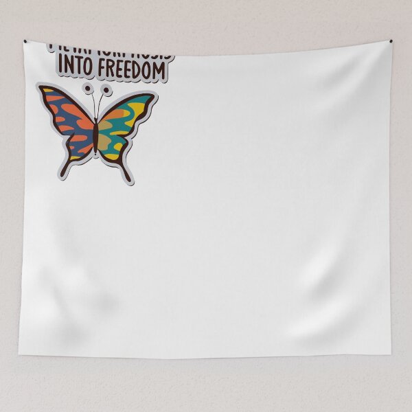 Item preview, Metamorphosis into Freedom - Butterfly Silhouette designed and sold by NiftyWrx.