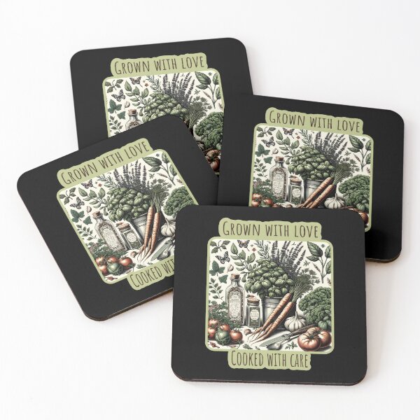 Item preview, Grown With Love, Cooked With Care. Gardening and cooking lover. designed and sold by Unitepeople.