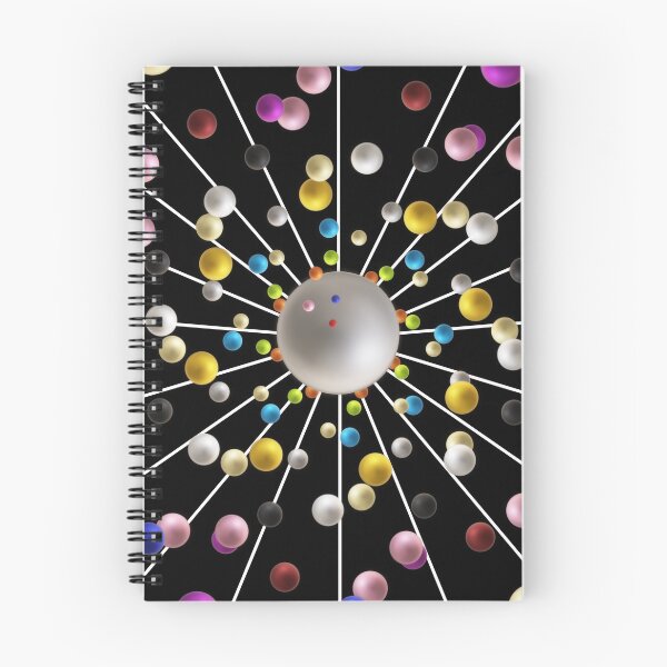 Item preview, Colorful Swirling Balls - Abstraction designed and sold by Ulandia.