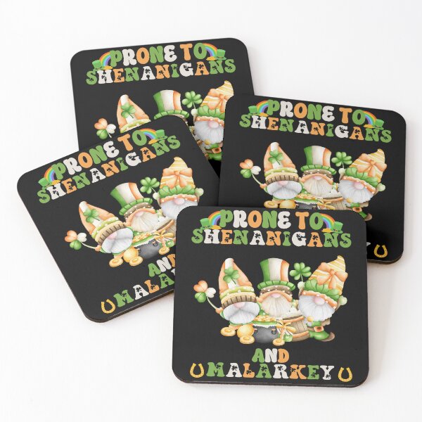 Item preview, Prone To Shenanigans And Malarkey - Funny St Patrick Day For Woman And Man designed and sold by Raccoon's World.