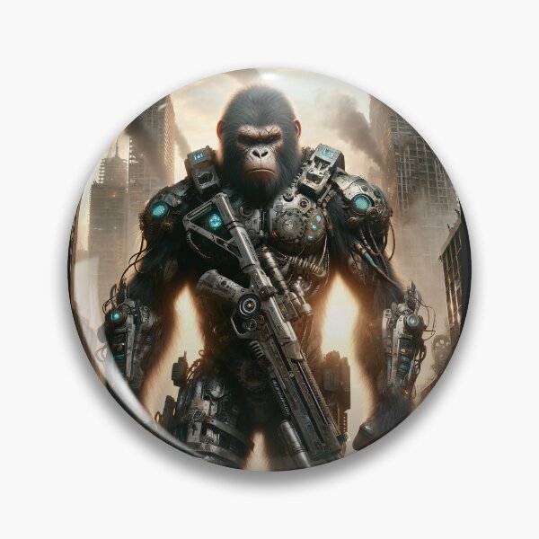 Item preview, Surreal Monkey Post Apocalyptic designed and sold by SurrealCreator.
