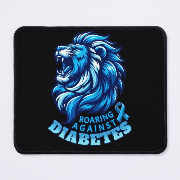 Item preview, Roaring Against Diabetes (Lion) designed and sold by SeledineArt.