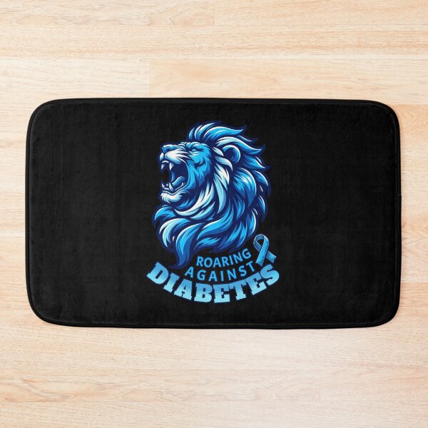 Item preview, Roaring Against Diabetes (Lion) designed and sold by SeledineArt.