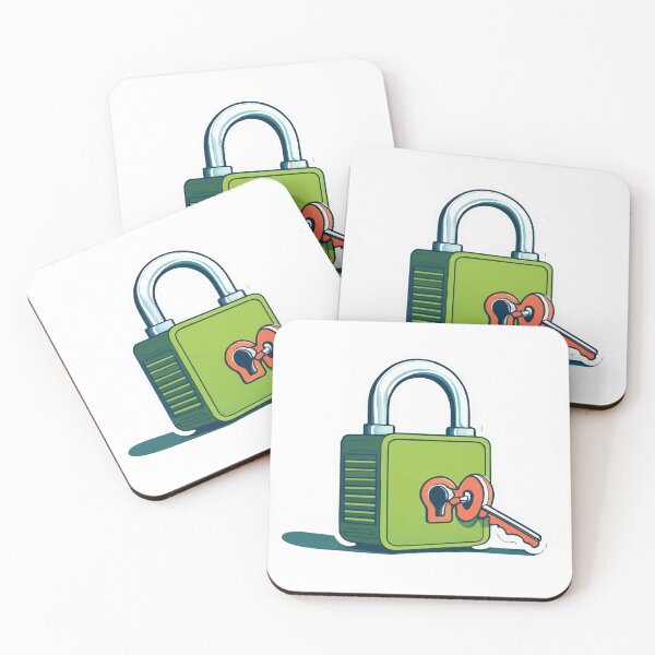 Item preview, Unlocking Freedom - Realistic Lock and Key Design designed and sold by NiftyWrx.