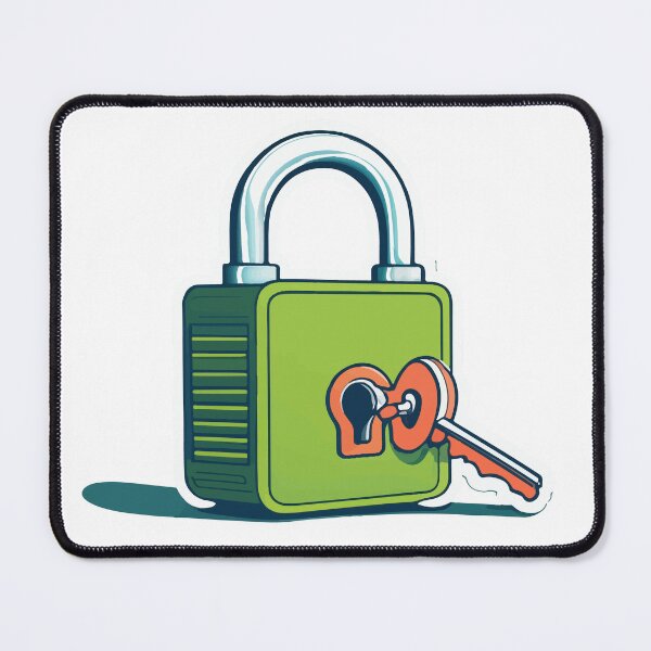 Item preview, Unlocking Freedom - Realistic Lock and Key Design designed and sold by NiftyWrx.