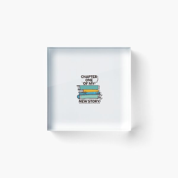 Item preview, Chapter One of My New Story - Inspirational Book Stack designed and sold by NiftyWrx.
