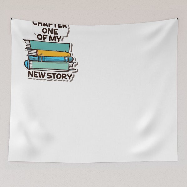 Item preview, Chapter One of My New Story - Inspirational Book Stack designed and sold by NiftyWrx.