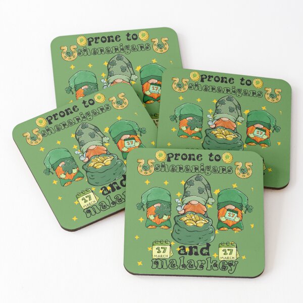 Item preview, Prone To Shenanigans And Malarkey - Funny St Patrick Day For Woman And Man designed and sold by Raccoon's World.