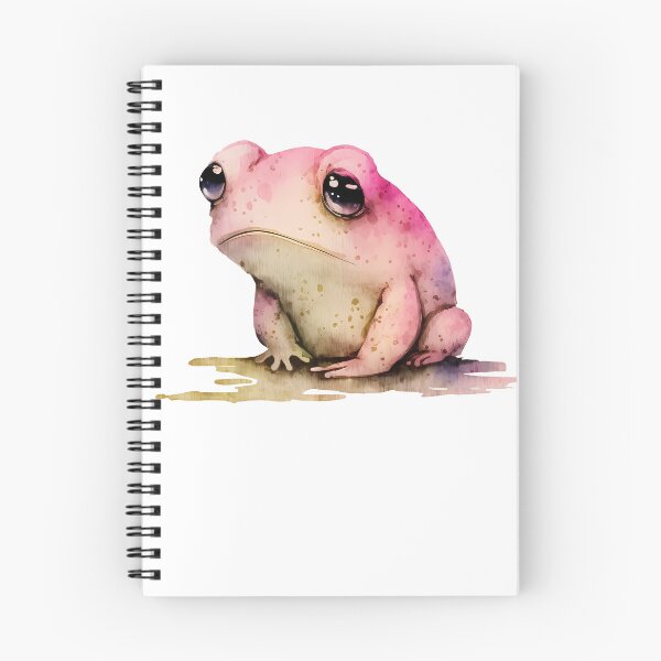 Item preview, Pink frog cutout, Matsumoto inspired, unimpressed girl frog designed and sold by EmeraldeaArt.