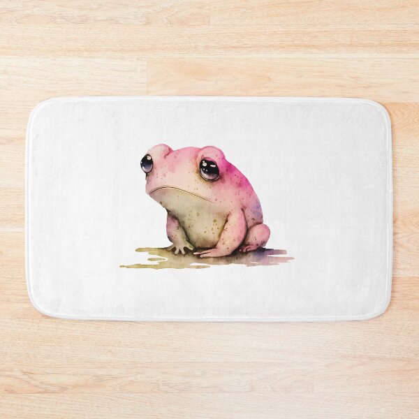 Item preview, Pink frog cutout, Matsumoto inspired, unimpressed girl frog designed and sold by EmeraldeaArt.