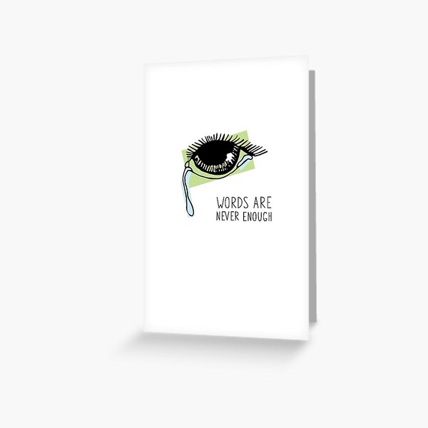 Paralyzed Concern Greeting Card