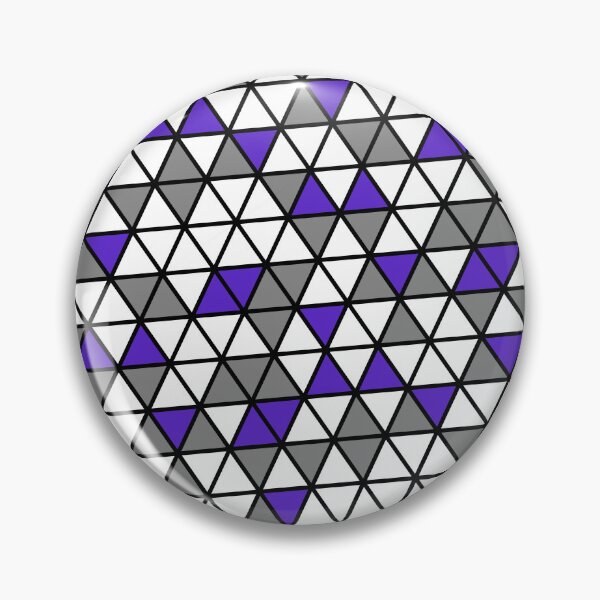 Item preview, Purple Grey & White Triangles Black Trim Limitless Seams designed and sold by Alchemy-A-La-G.