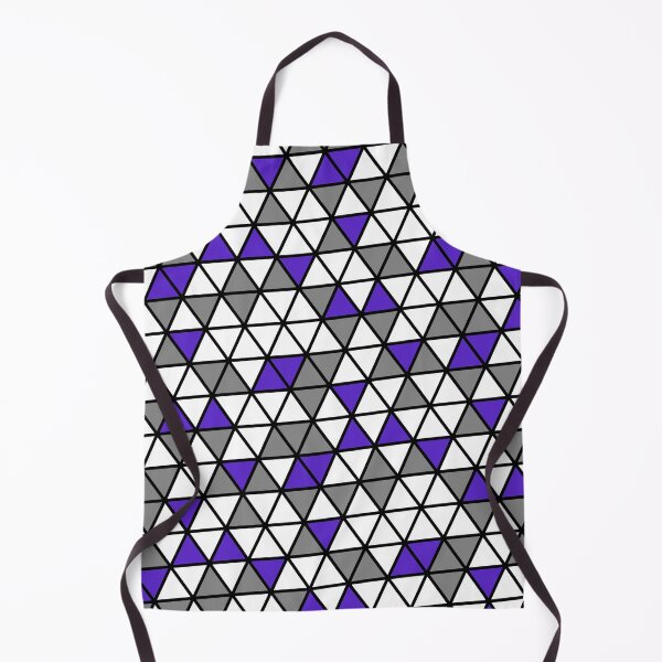Item preview, Purple Grey & White Triangles Black Trim Limitless Seams designed and sold by Alchemy-A-La-G.