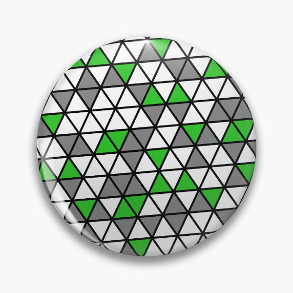 Item preview, Green Grey & White Triangles Black Trim Limitless Seams designed and sold by Alchemy-A-La-G.