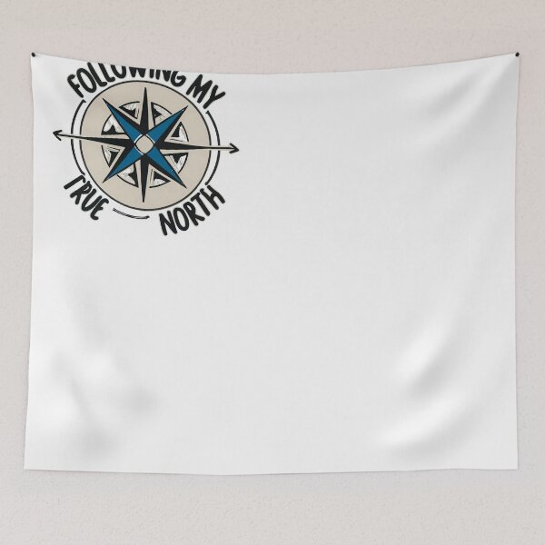 Item preview, Following My True North Compass Design designed and sold by NiftyWrx.
