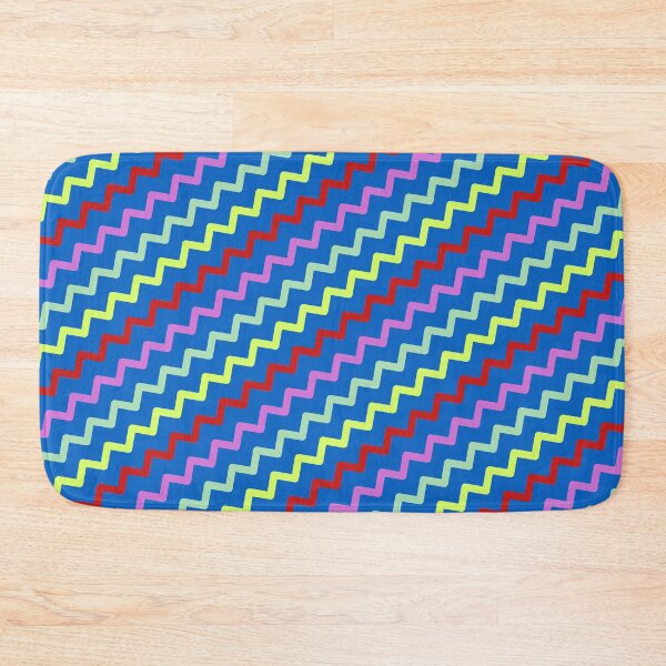Item preview, Multicolor Diagonal Jagged Wave Lines Chevron Limitless Seams designed and sold by Alchemy-A-La-G.