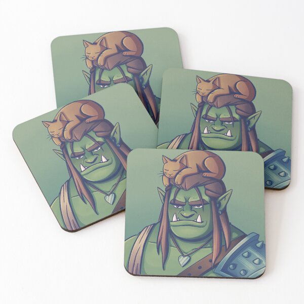 Item preview, Orc and the cat designed and sold by FireflyForestA.