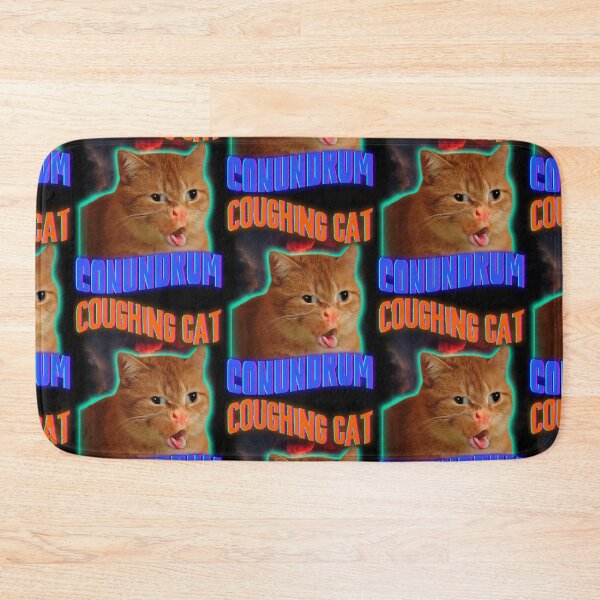 Item preview, Cat Coughing Meme | Coughing Cat Conundrum | Hilarious  designed and sold by ZenReiArt.
