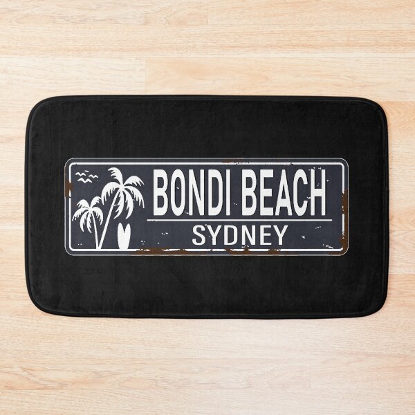 Item preview, Bondi Beach, Sydney rusty number plate designed and sold by Corinne Alexa Jackson.