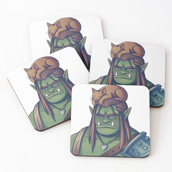 Item preview, Orc with the cat 2 designed and sold by FireflyForestA.