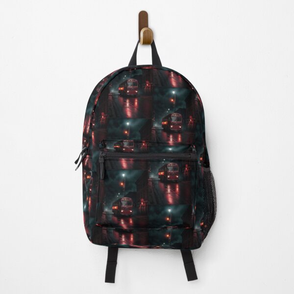 Item preview, The Red Bus at An Ominous Dark Place designed and sold by TheDarkWardrobe.