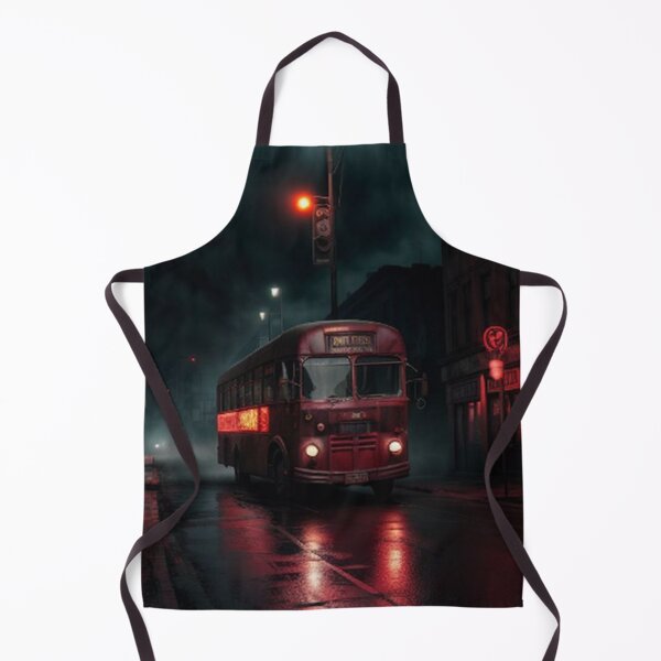 Item preview, The Red Bus at An Ominous Dark Place designed and sold by TheDarkWardrobe.