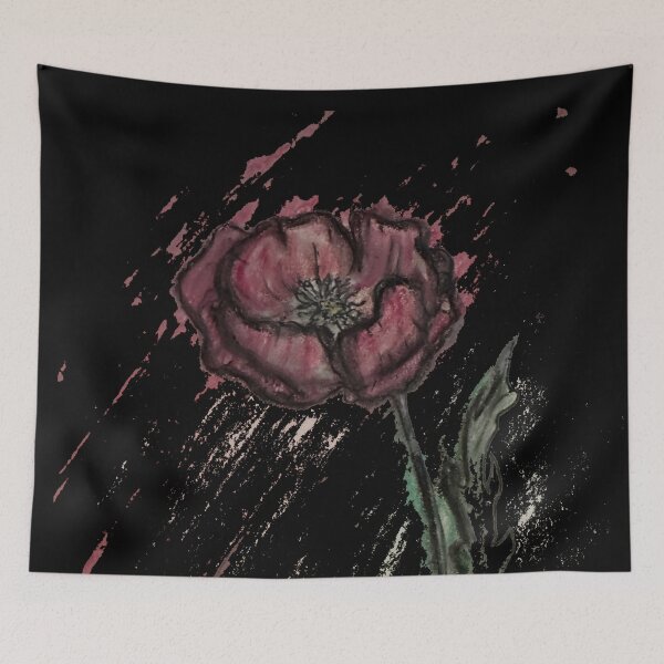 Item preview, Torn poppy designed and sold by Glenbobagins.