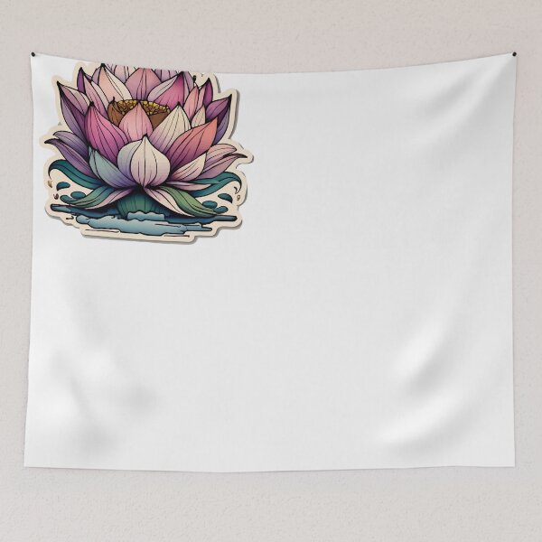 Item preview, Blooming Lotus - Symbol of Rebirth and Purity designed and sold by NiftyWrx.