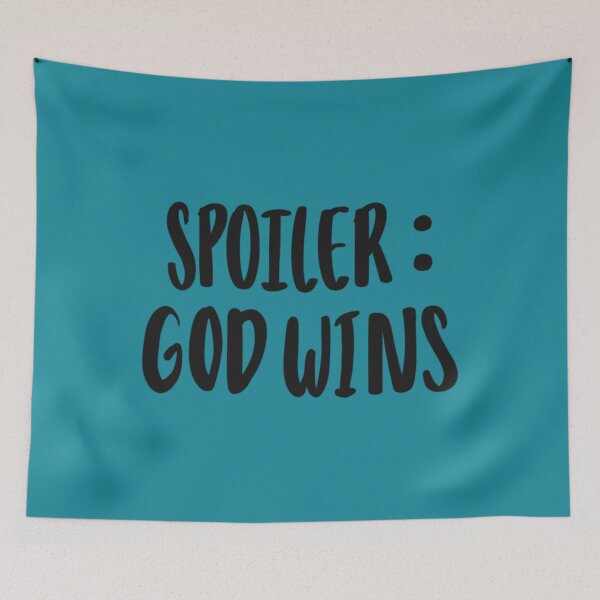 Item preview, Spoiler: God Wins designed and sold by madebyhandesign.