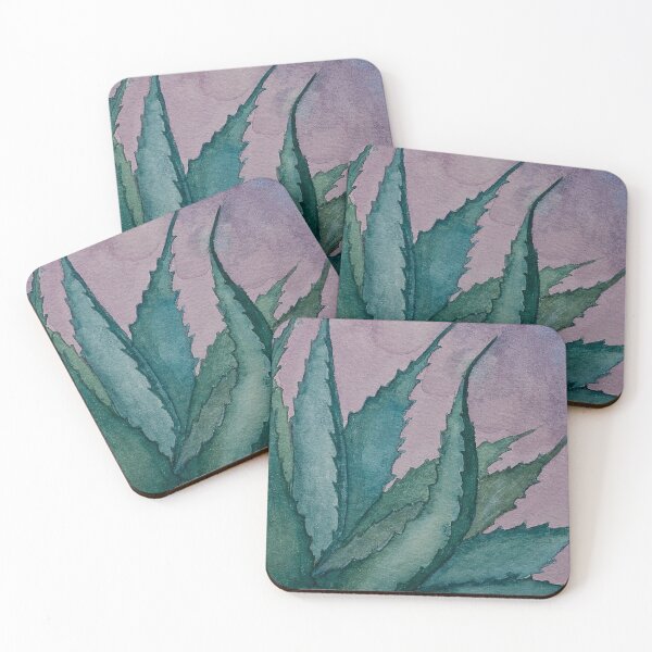 Item preview, Agave plant watercolor painting designed and sold by RedFinchDesigns.