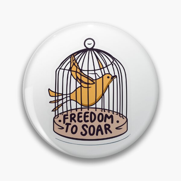 Item preview, Freedom to Soar - Minimalist Bird Escape Design designed and sold by NiftyWrx.