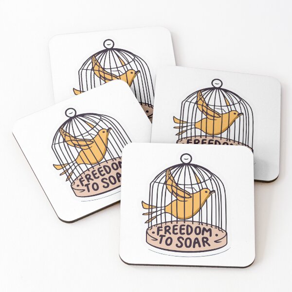 Item preview, Freedom to Soar - Minimalist Bird Escape Design designed and sold by NiftyWrx.