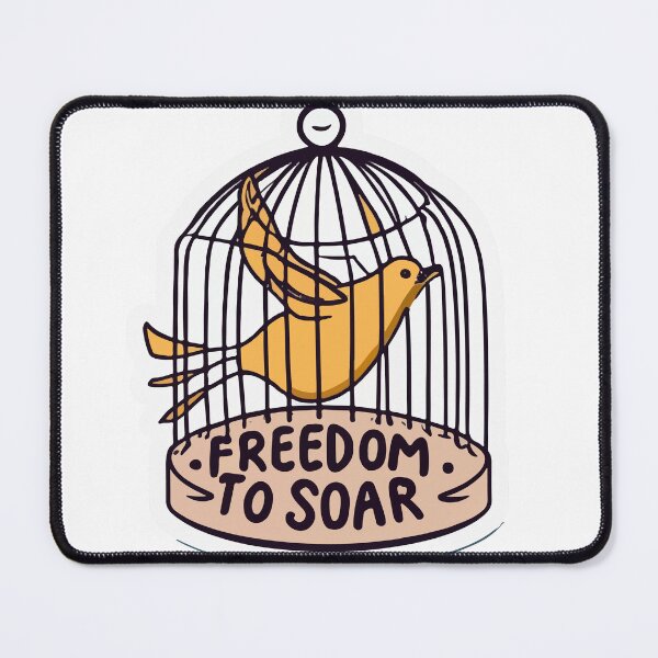 Item preview, Freedom to Soar - Minimalist Bird Escape Design designed and sold by NiftyWrx.