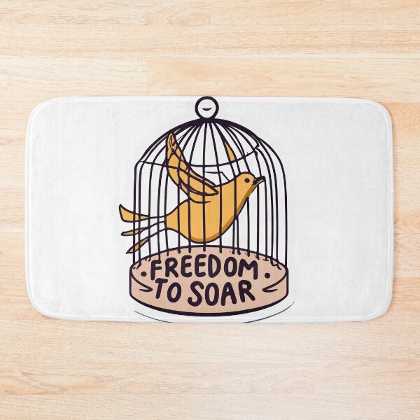 Item preview, Freedom to Soar - Minimalist Bird Escape Design designed and sold by NiftyWrx.