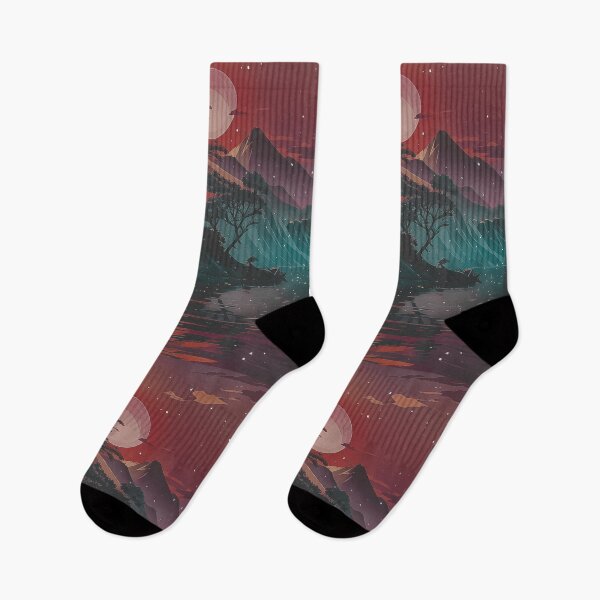 Item preview, Dark Island Sunset Landscape  designed and sold by KAEbrand.
