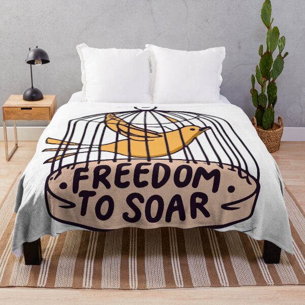 Item preview, Freedom to Soar - Minimalist Bird Escape Design designed and sold by NiftyWrx.