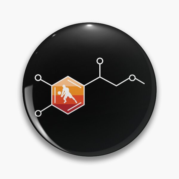 Item preview, Adrenaline Molecule Chemical Structure Volleyball T Shirt designed and sold by 2mrwdust.