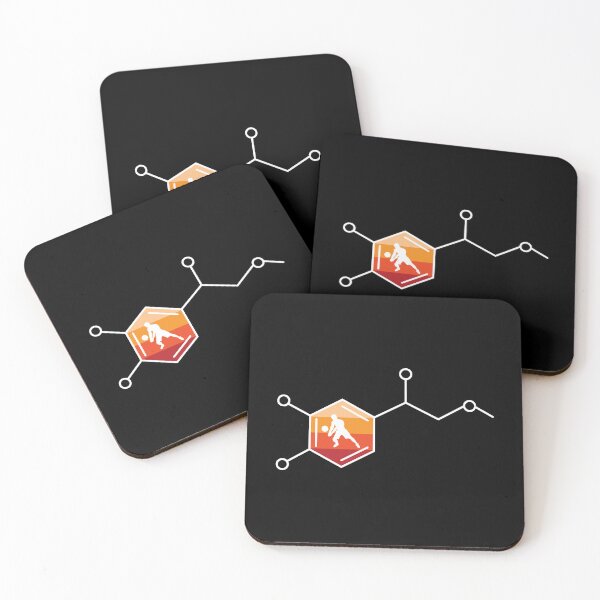 Item preview, Adrenaline Molecule Chemical Structure Volleyball T Shirt designed and sold by 2mrwdust.