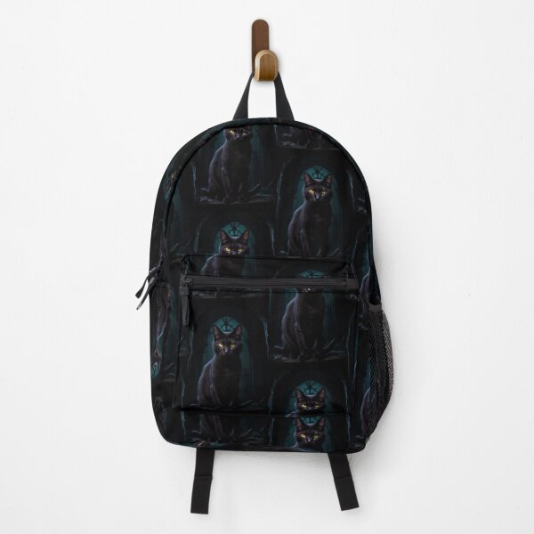 Item preview, The Black Cat at An Ominous Dark Place designed and sold by TheDarkWardrobe.
