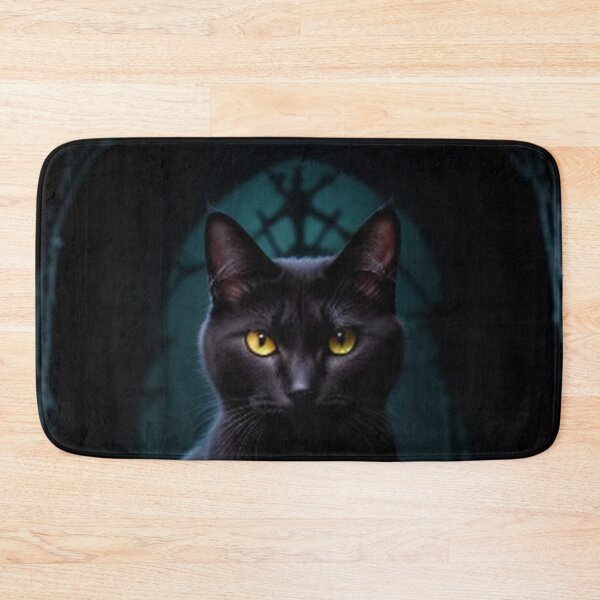 Item preview, The Black Cat at An Ominous Dark Place designed and sold by TheDarkWardrobe.