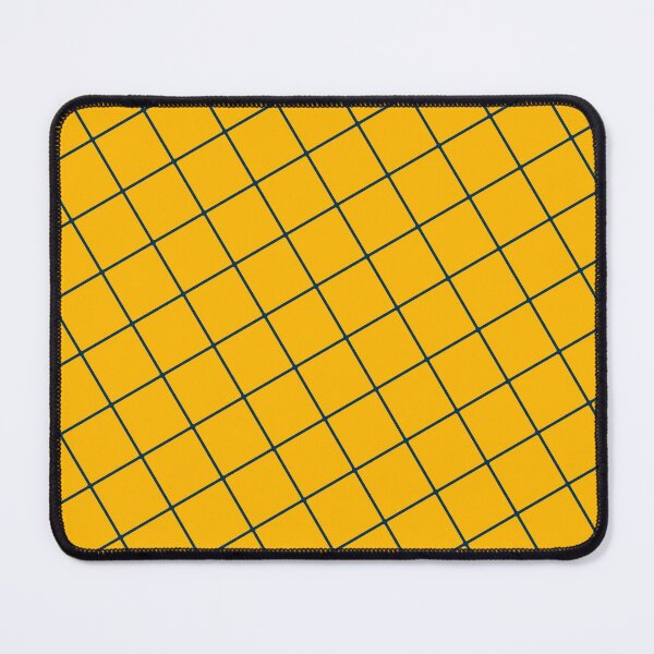 Item preview, Yellow Square Cross Section Hash Lines Limitless Seams designed and sold by Alchemy-A-La-G.