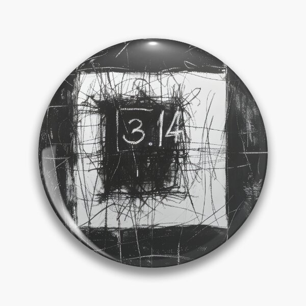Item preview, Avant-Garde Elegance- Black Pencil and Paper Pi Symbol Drawing for a Sophisticated Pi Day designed and sold by OlfactoART Studio.