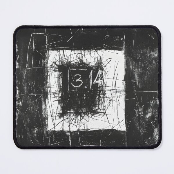 Item preview, Avant-Garde Elegance- Black Pencil and Paper Pi Symbol Drawing for a Sophisticated Pi Day designed and sold by OlfactoART Studio.