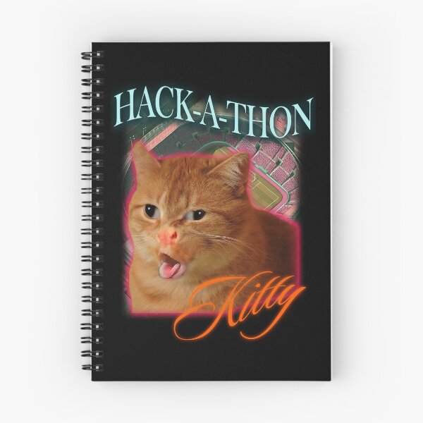Item preview, Cat Coughing Meme | Hack-a-thon Kitty | Hilarious Pun designed and sold by SpartanDStore.