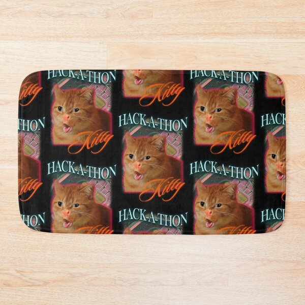 Item preview, Cat Coughing Meme | Hack-a-thon Kitty | Hilarious Pun designed and sold by ZenReiArt.