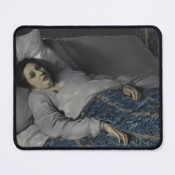 Item preview,  Young woman on her deathbed - famous meme, painted by Anonymous Flemish master designed and sold by EmeraldeaArt.