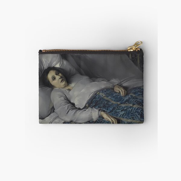 Item preview,  Young woman on her deathbed - famous meme, painted by Anonymous Flemish master designed and sold by EmeraldeaArt.